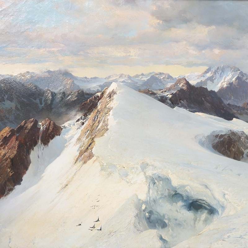 Remarkable Result for Edward Theodore Compton’s Alpine Landscape...