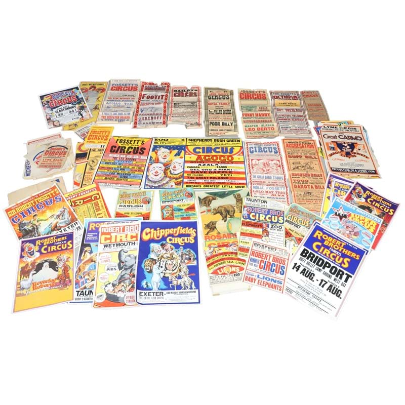 Exceptional Circus Poster Collection Sold in Crewkerne...